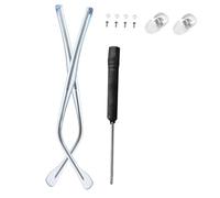 Healvian Metal Glasses Temple Replacement Arms Lightweight Durable Eyeglass Repair Kit Comfortable Fit Without Pinching Easy Installation for Broken Bent Frames