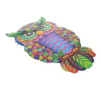 Healvian Metal Owl Wall Art Wall Hanging Decor Creative Decor Owl Figurine Home Adornment Present