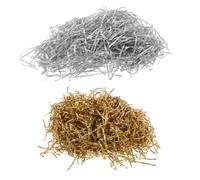 Healvian Metallic Crinkle Cut Shredded Paper Filler Strands Gold Silver Glitter Craft Shred for Gift Boxes Wedding Birthday Hampers Lightweight Decorative Tissue for DIY Projects and