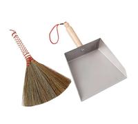 Healvian Mini Dustpan and Broom Set Portable Desktop Cleaning Kit with Soft Bristles for Home Office and Study Convenient Dustpan Brush Combo for Easy Dust Removal