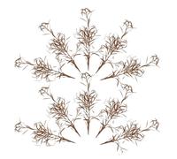 Healvian Miniature Desert Shrub Model for Train Scenery, Sand Table Dried Bush DIY Landscaping Material, Dollhouse Miniatures Accessory in Camel Color