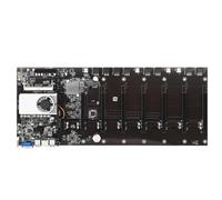 Healvian Mining Machine Motherboard with 8 Gpu Slots, Ddr3 Memory, Integrated Vga Interface, Quiet Performance, and Support for Network Boot, for Crypto Mining Rigs