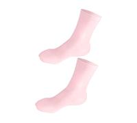 Healvian Moisturizing Long Socks for Foot Care Breathable Cracking Foot Covers with Soft Skin Nourishment Crew Socks Pink S