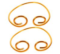 Healvian Monkey King Cosplay Headband 2pcs 6mm Metal Hair Hoop Kids Performance Stage Headband Party Hair Decor
