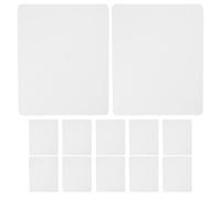 Healvian Mouse Pad Rubber, and Portable Wear-resistant 12pcs White Sublimation Blank for Heat Transfer Printing Mouse Mat for DIY Craft, Office and Gaming Desk Use