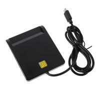 Healvian Multi-function USB Smart Card Reader Type-c Interface for Ic Cac Sim Dnie Cards Compatible with Windows and X10.3+ Portable Reading Device for Bank and Id