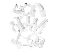 Healvian Music Note Baking Mold Stainless Steel Cookie Cutters with Smooth Edges Easy to Clean for Cutting Cheese and Sandwiches Music Themed Shapes Including Guitar and Piano