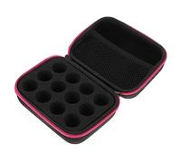 Healvian Nail Polish Bottle Essential Oil Storage Bag Portable Travel Organizer Oxford Zipper Lock Essential Oil Holder