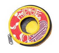 Healvian Nepal Bell Storage Box for Meditation Bells Protective Polyester Storage Bag with Supple Material and Elegant Design for Yoga and Buddhist Use