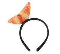 Healvian Novelty Bread Modeling Headband Hair Hoop Party Festival Costume Accessory Multipurpose Photo Prop Decor Comfortable Convenient to Wear