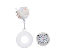 Healvian Nursing Pocket Watch Clip with Arabic Numerals Lightweight Medical Fob Watch for Women Nurses Students Doctors Stable Pin Attachment for Accurate Timekeeping and Drip Rate Tracking