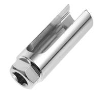 Healvian O2 Sensor Socket Removal Tool 1/2 Inch Drive White 9cm Auto O2 Sensor Socket with Large Opening Installation and Removal