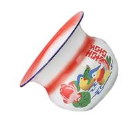 Healvian Old-Fashioned Spittoon for Household Bed Pan Boy Girl Spittoon Adult Urine Container Use As Portable Bed Pan Decorative Retro Design for Bathroom