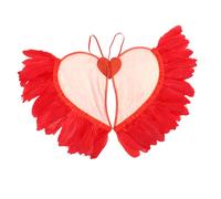 Healvian Outfits for Girls Photographing Prop Fairy Cosplay Wings Girl Wings Cosplay Costume Props Wing for Costume Cosplay Prop Fairy Wing Props Children Wing Cloth Red