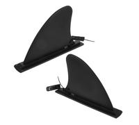 Healvian Paddleboard Fin Replacement Set with 4.5-Inch Upper Tail Fin Snap-In Design for Kayak Improved Directional Control and Noise Reduction in Lakes