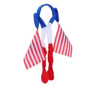 Healvian Patriotic Usa Flag Headband with Handswing Feature Comfortable Sports Fan Gear for Independence Day Celebrations Portable Hair Accessory for Labor Day and Themed Parties