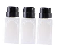 Healvian Pcs Nail Remover Pump Bottle Push-down Design Gel Nail Varnish Remover Polish Container Portable Storage