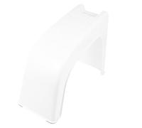 Healvian Pedicure Shower Foot Stool Small Non-slip Beige Plastic Footrest for Home Bathroom Use