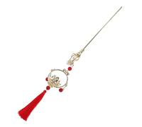 Healvian Pendant Hair Stick Led Light Vintage Glow Lotus Lamp Style Hair Jewelry for Elegant Hairstyles at Weddings and Special Occasions Hairpin Charming Tassels