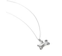 Healvian Pet Ash Necklace Urn Container Pendant for Ashes Elegant Perfume Necklace Durable Jewelry Keepsake for Dog Lovers