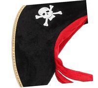 Healvian Pirate Cosplay Costume Set with Eye Patch Hook and Red Bandana Hat Halloween Party Pirate Accessories Kit for Safe and Fun Dress Up Photo Props for Boys