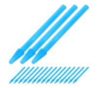 Healvian Plastic Microcentrifuge Tubes with Blue Flat Cap 1.5ml 100pcs and High-efficiency Grinding Rods and Sample Storage for Tissue Samples in Lab Procedures