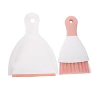 Healvian Plastic Mini Broom and Dustpan Set Cage Cleaning Utensils for Small Animals Hamsters Guinea Pig Rabbit Hedgehog Reptile Desktop and Cabinet Cleaner Random Color