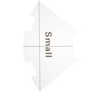 Healvian Plastic Quilting Triangle Ruler Small Patchwork Template for Sewing Crafts with Triangle Sewing Templates for DIY Quilt Cutting and Clothing Crafting