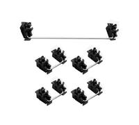 Healvian Plate Mounted Stabilizer for Mechanical Keyboard Space Bar with Stable Characteristics and Easy to Install Abs Material Replacement 6.25u and 2u Satellite Key Stabilizer Set