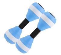 Healvian Pool Dumbbells 1 Pair Sturdy EVA Foam Water Weights for Swimming Exercise and Muscle Toning in Aquatic Fitness Sessions