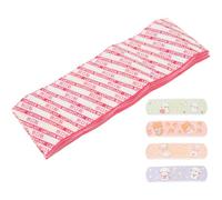 Healvian Portable Cartoon Bandages with Cute Patterns for Teens Breathable Adhesive Wound Strips for Face and Body Gentle Skin Protection and Bleeding Control