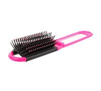 Healvian Portable Folding Hair Comb for Women with Mirror Detangling Brush with Smooth Teeth for Scalp Care Travel Styling Tool for Gentle Knot Removal and Hair Protection Compact Design in