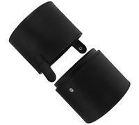 Healvian Portable Makeup Brush Case with Lid PU Material Brush Storage Bucket Travel Makeup Organizer for Eyeliner Eyebrow Pencils and Cosmetic Tools Easy Open Buckle Design for Trips and