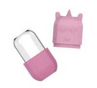 Healvian Portable Mini Unicorn Silicone Facial Roller Massager for Skin Care Multi Functional Face and Eye Ice Mold for Swelling Relief and Redness Repair Pink Beauty Tool