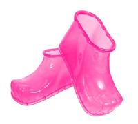 Healvian Portable PVC Foot Soak Shoes for Women High-Cut Foot Bath Boots for Herbal Soaks and Washing Providing Relaxing Massage