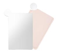 Healvian Portable Stainless Steel Makeup Blending Tray for Makeup Products with Mirror Surface On-the-go Use