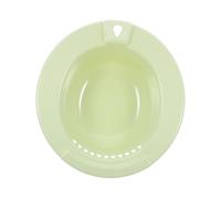 Healvian Portable Toilet Seat Commode Chair Deep Bowl and Wall Mount Hole, Mobility Aid for Elderly and Postpartum Women, Toilet Seat Riser for Family Bathroom Care