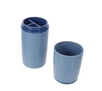 Healvian Portable Wash Cup for Travel Toothpaste Storage Multifunctional Toothbrush Case for Bathroom and Go Use