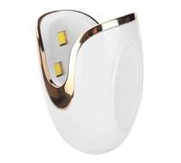 Healvian Portable with Delicately Controlled Light White Mini Nail Dryer and Convenient Power Supply Compact Plastic Nail Art Tool for Beginners and Manicure Salon Use Anytime Anywhere