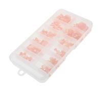 Healvian Press on Toenails Short Square for Women 120pcs Pink French Tip False Toe Nails with White Tips Minimizing Shifting or Lifting for Weddings and Daily Commuting