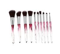 Healvian Professional Crystal Makeup Brush Includes Liquid Powder Brush Nose Shadow Eye Face Blusher Rayon Heads No Fading Hair Dropping Enhance Your Makeup Collection