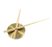 Healvian Professional DIY Clock Base with Clock Pointers Plate Golden Aluminum Alloy Material Replacement Tool for Decorative Purposes Simple and Classic Style