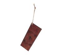 Healvian Pu Leather Bible Bookmark Vintage Cross Inspirational Scripture Marker for Bible Study Religious Reading Prayer Journal Accessories
