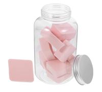Healvian Puff Facial Sponge Set 12pcs Diamond Shape Makeup Sponges Facial Cleansing for Face Exfoliating Tool Large Powder Puff Random Color
