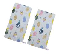 Healvian Pure Cotton Small Face Towel 6-Pack 25x50cm Kids Washing Handkerchiefs Soft Cotton for Children Bath Time