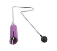 Healvian Purple Handheld Vibraslap Percussion Instrument Portable Latin Musical Sound Tool with Clear Tone for Rhythm Training and Music Practice for Adults