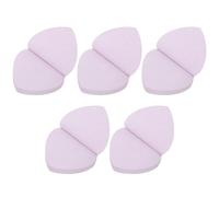 Healvian Purple Heart-shaped Self-stick Notes Pad, 5pcs 100 Pages Each, Removable Adhesive Memo Paper for Office, School, Home Message and Valentine Crafts