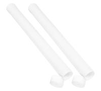 Healvian PVC Poster Tube 2Pcs Portable Drawing Case for Artwork, Calligraphy, Maps, and Paintings Storage 16.14 X 1.57 Inches