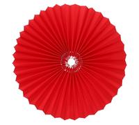 Healvian Red Cloth Lamp Shade Cover Rustic Style with Iron Frame Wide Uses and Not Easy to Crack for Table Lamp and Ceiling Light Suitable for Home and Bedroom Living Nightstand