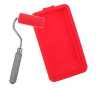 Healvian Reusable Container with 1set Paint Silicone Tray Brush Roller Portable Application Tool Kit Efficient and for Wall Painting and Home Improvement Projects